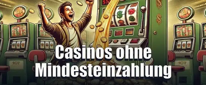 a man in front of a slot machine