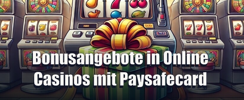 Bonusangebote in Online Casinos mit Paysafecard