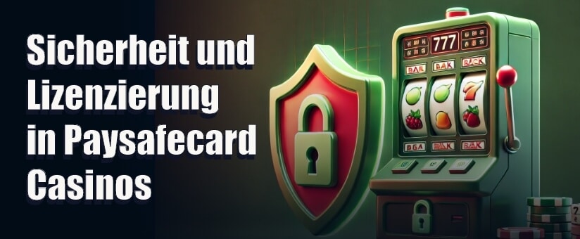 Sicherheit und Lizenzierung in Paysafecard Casinos