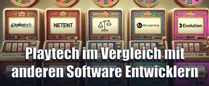 Playtech im Vergleich mit anderen Software Entwicklern