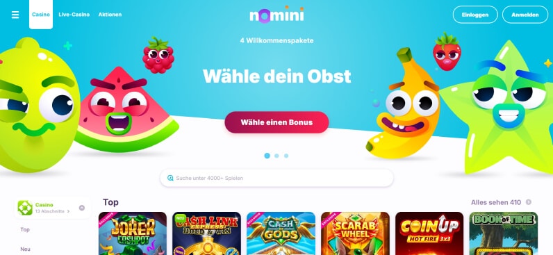 nomini casino test