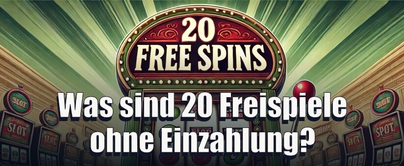 Was sind 20 Freispiele ohne Einzahlung