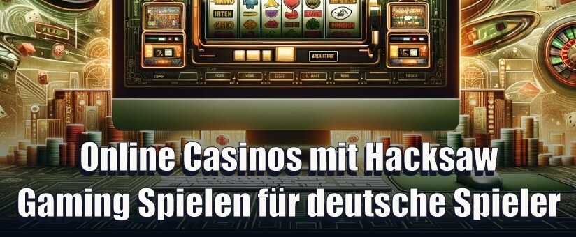 Online Casinos mit Hacksaw Gaming Spielen für deutsche Spieler