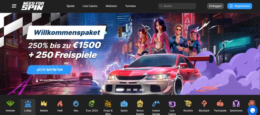 need for spin casino no deposit bonus code