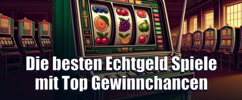 Die besten Echtgeld Spiele mit Top Gewinnchancen