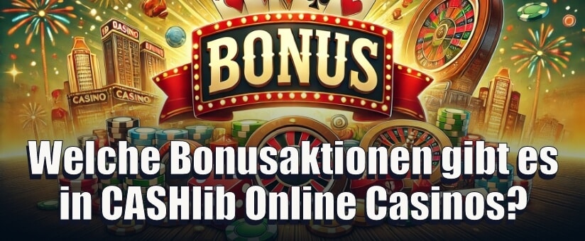 Welche Bonusaktionen gibt es in CASHlib Online Casinos