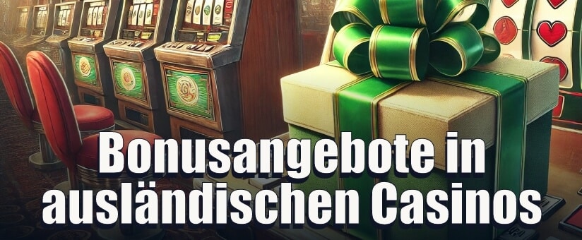 Bonusangebote in ausländischen Casinos