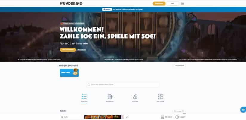 Wunderino Casino